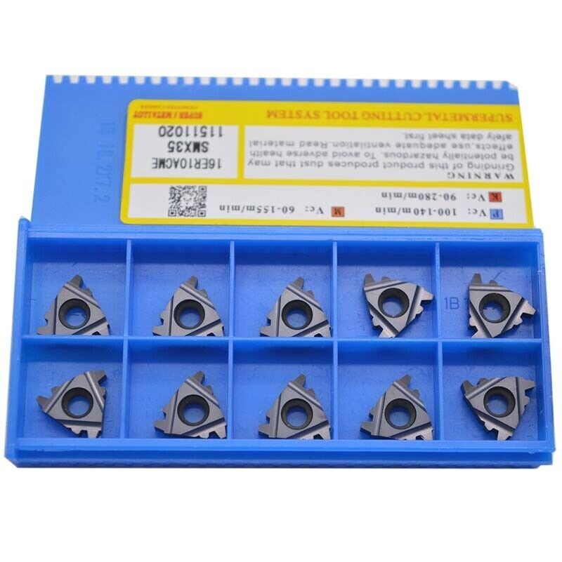 16ER8ACME SMX35 CNC Dextrorotation Threading inserts Carbide Inserts 3ER 8ACME
