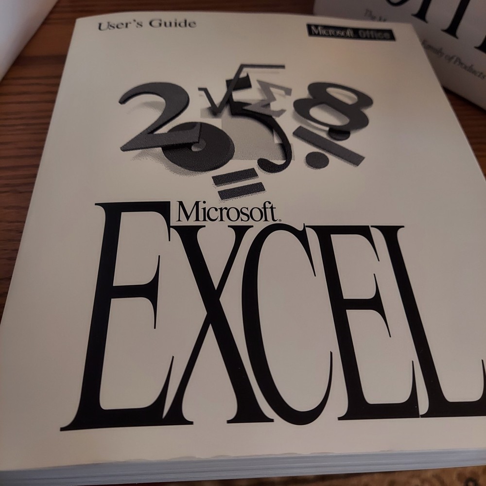 Microsoft Office For MS-DOS Users Guide Bundle Without Software