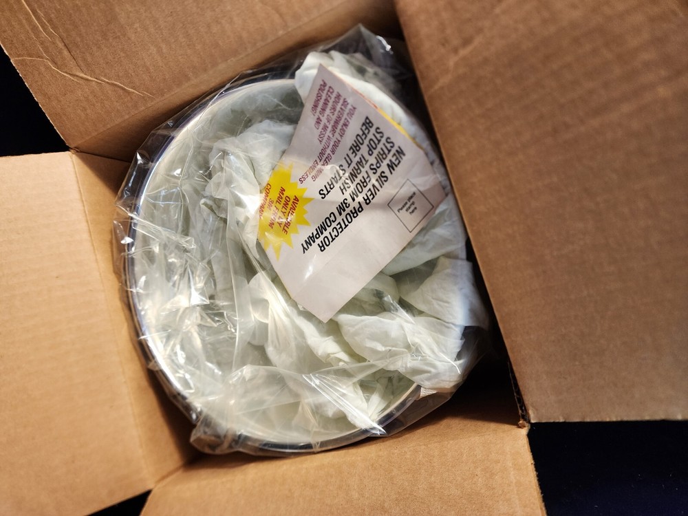 Vintage Paul Revere Silver 10" Bowl In original Box Oneida Silversmiths