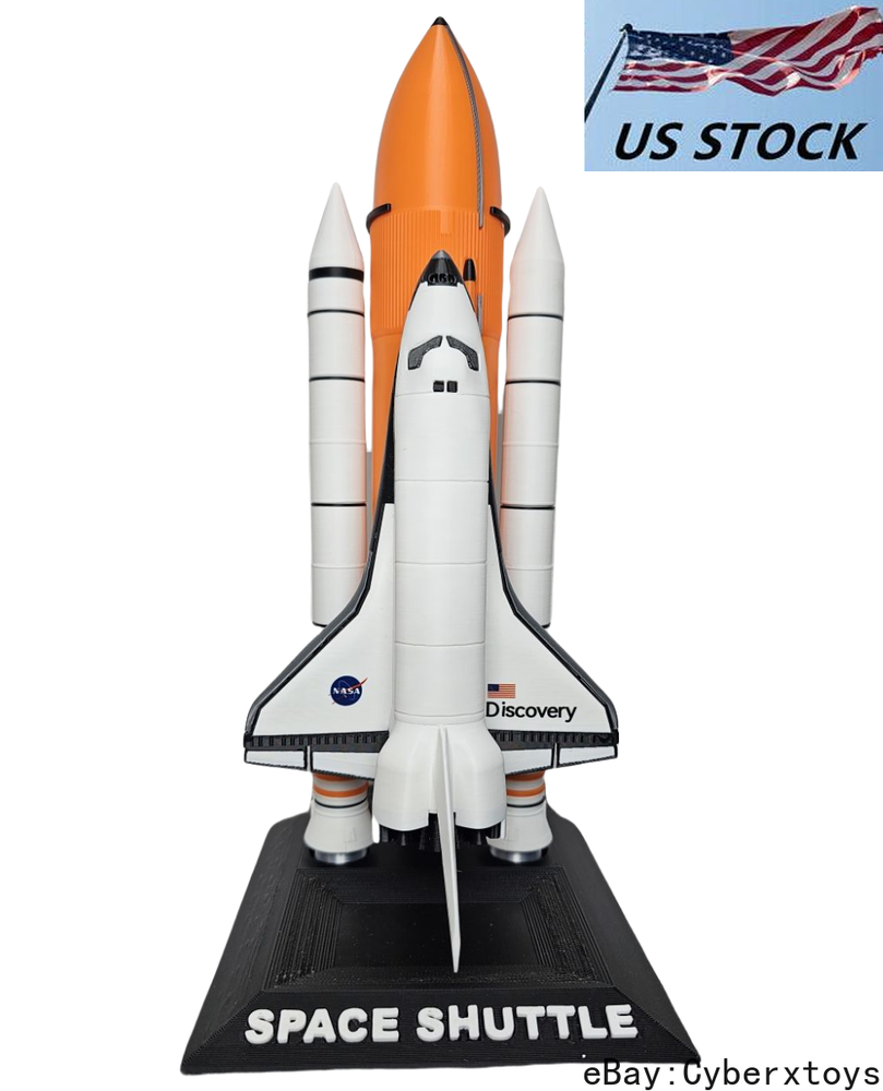 1:200 Scale NASA Space Shuttle Model Painted Finished Set Static Display