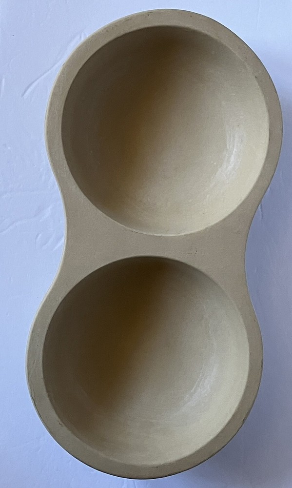 Pampered Chief Stoneware Microwave Double Egg Dish#5153