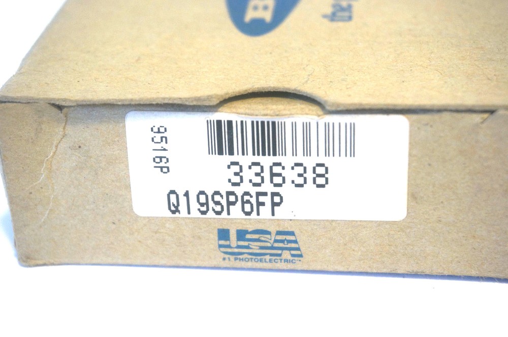 NEW BANNER Q19SP6FP FIBER OPTIC SENSOR 33638