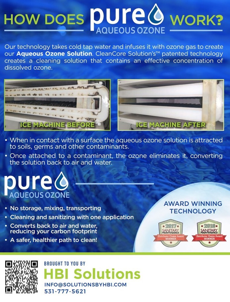 Ozone Ice Machine Cleaning System