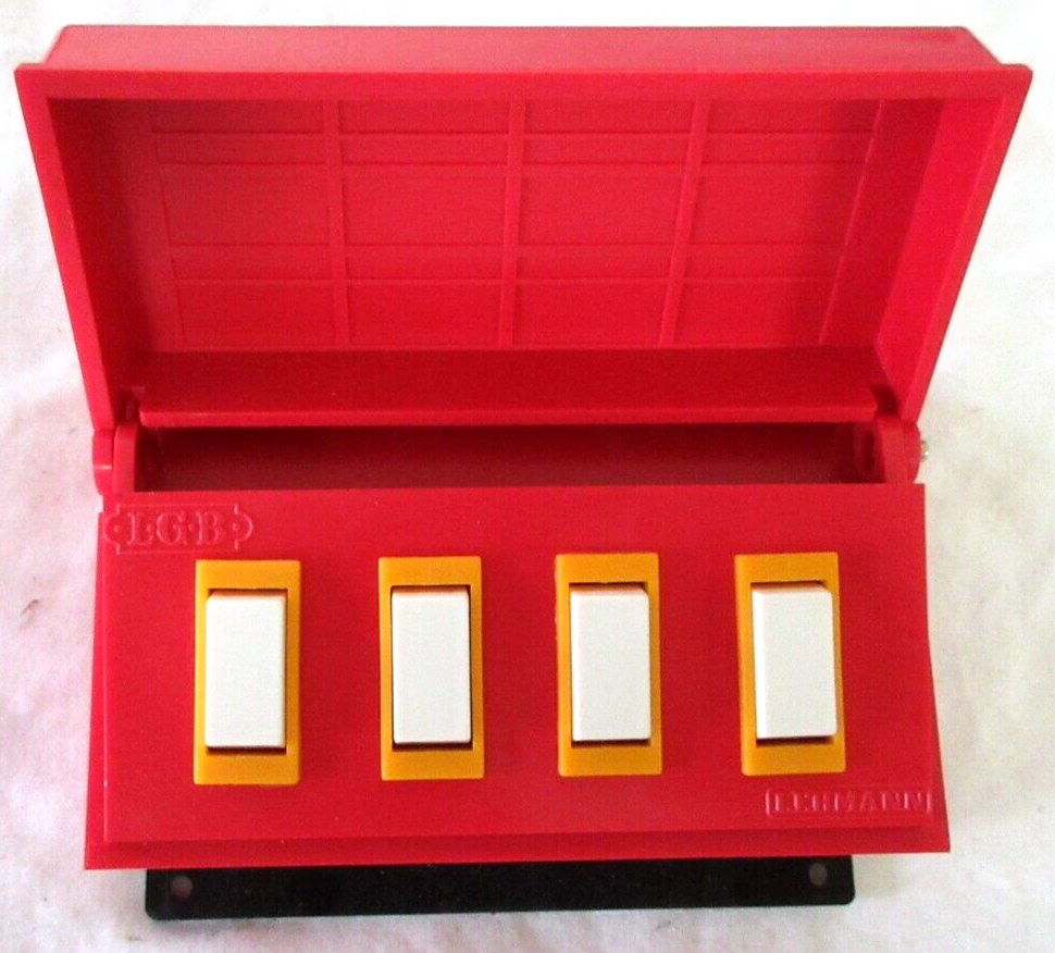 LGB 5075 ~ 4 Switch Controller Box with Stickers NEW