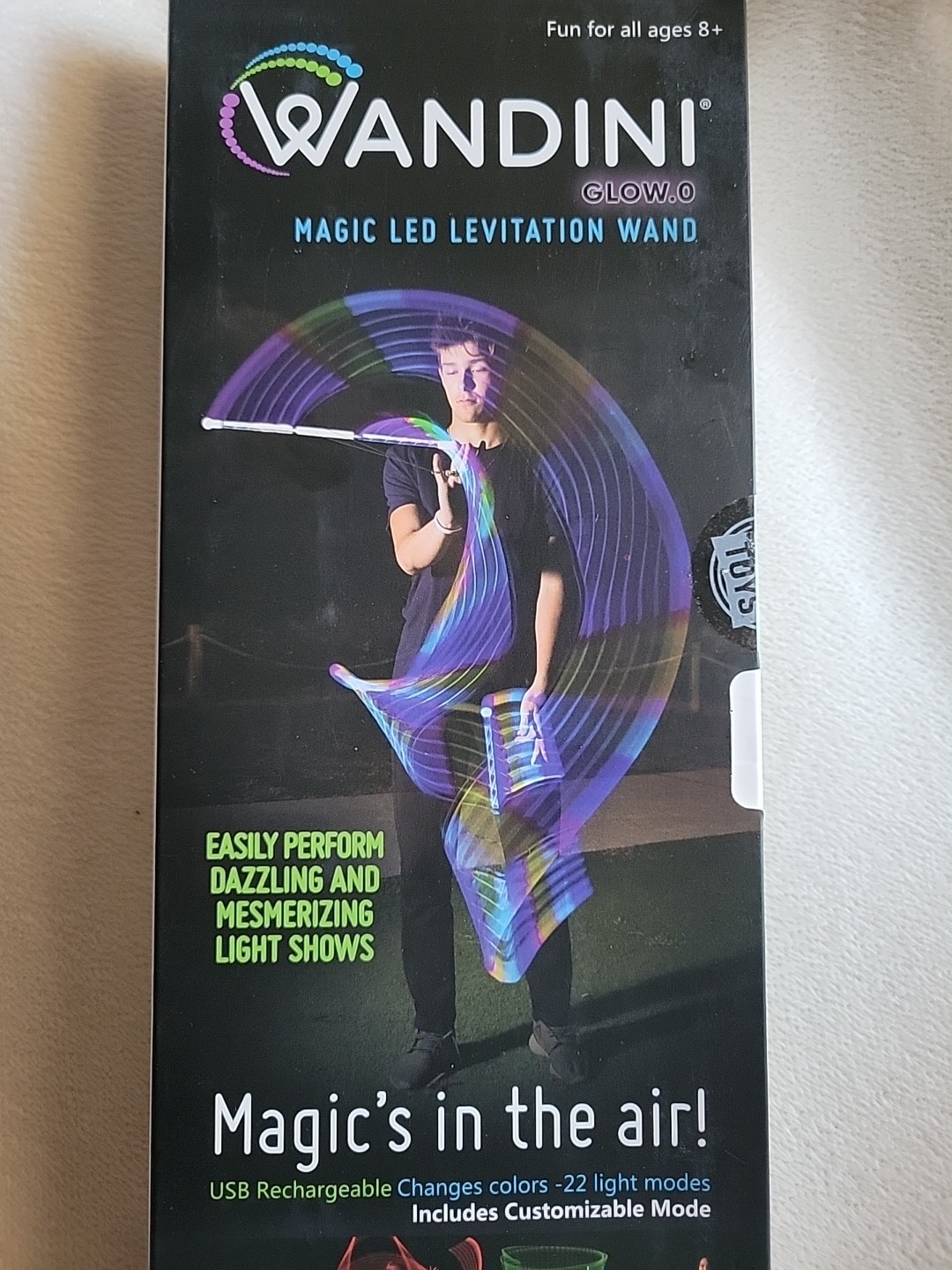 Wandini Glow.0 Magic Wand Collapsible LED Levitation Wand USB Rechargeable FR SH