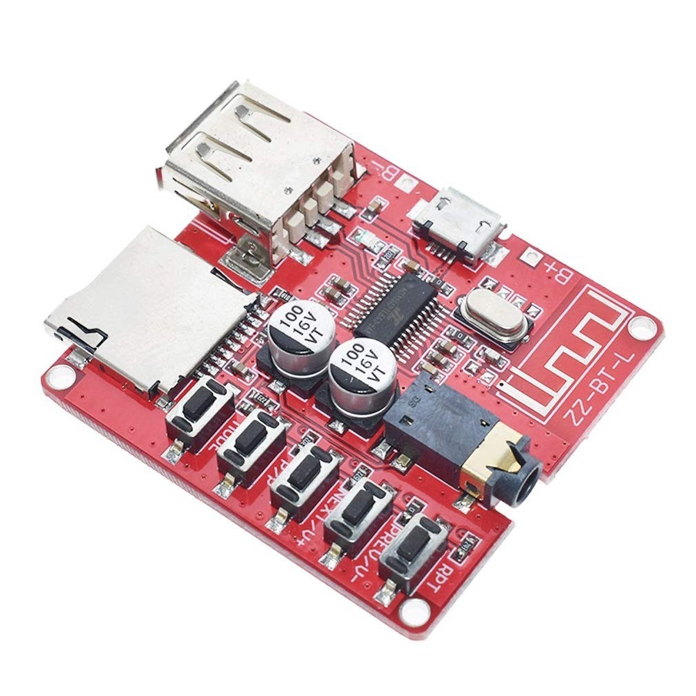 2x Compact Bluetooth Audio Decoder Modules - Supports USB/TF & Lossless Formats