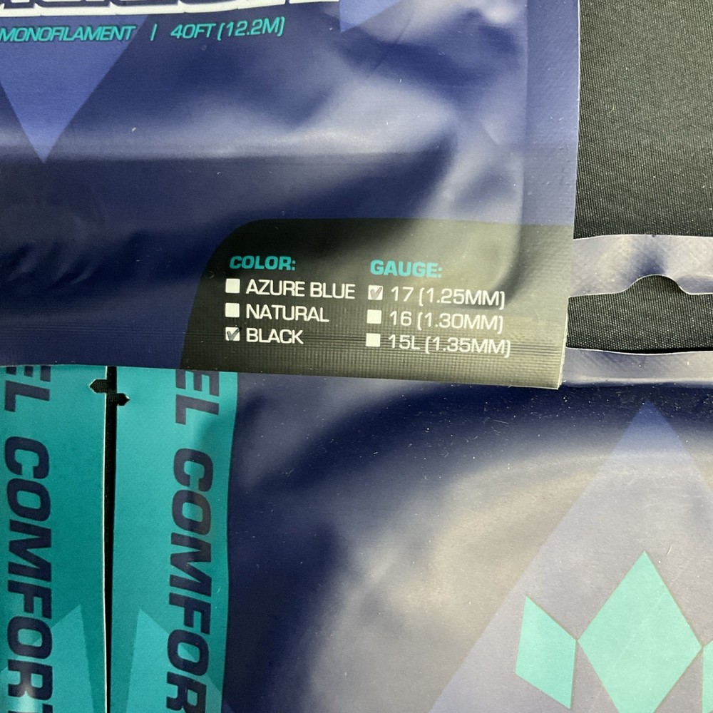 Diadem Evolution Black 17g Tennis String