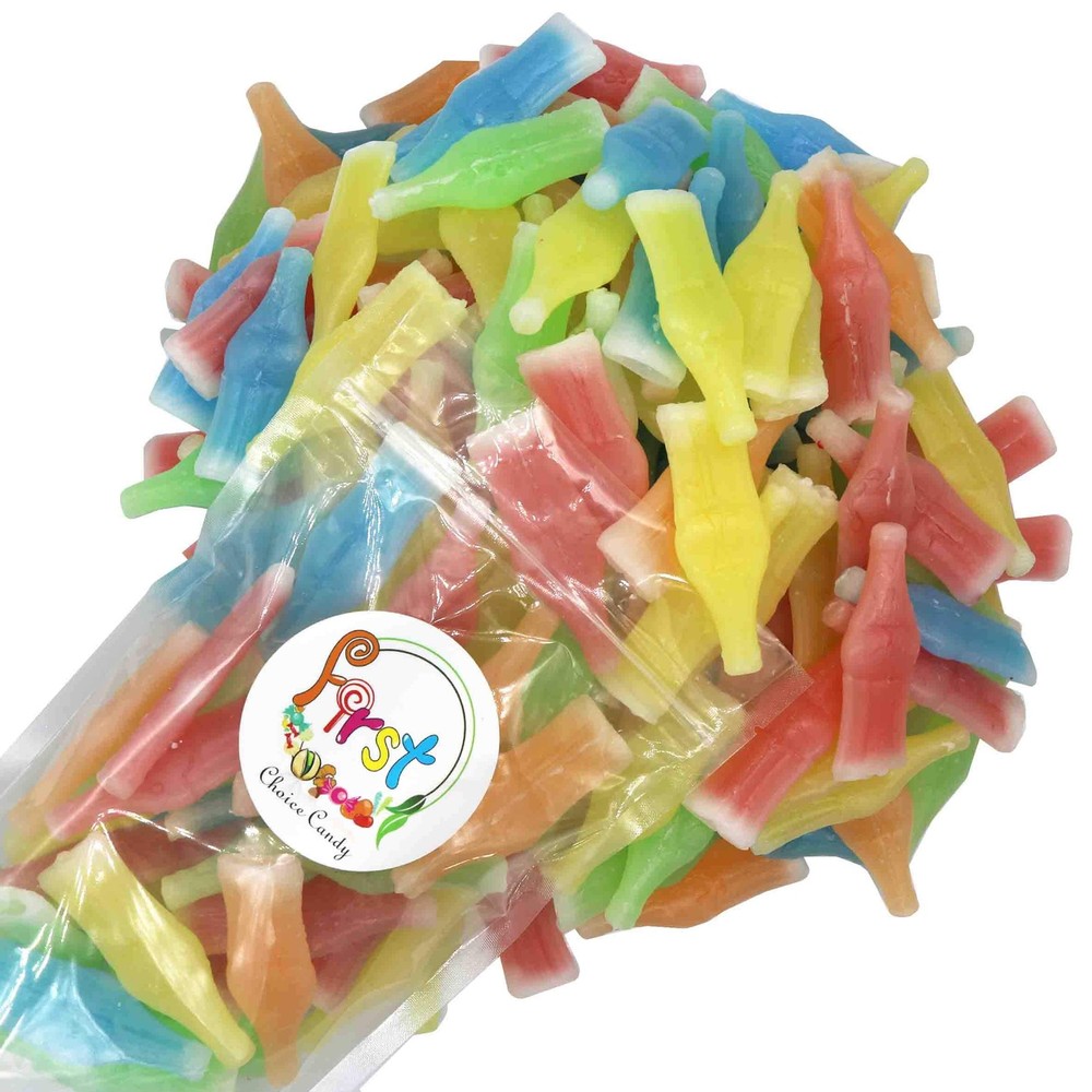 Firstchoicecandy Wax Bottles Nostalgic Fun Candy Drink (1 Pound (Pack