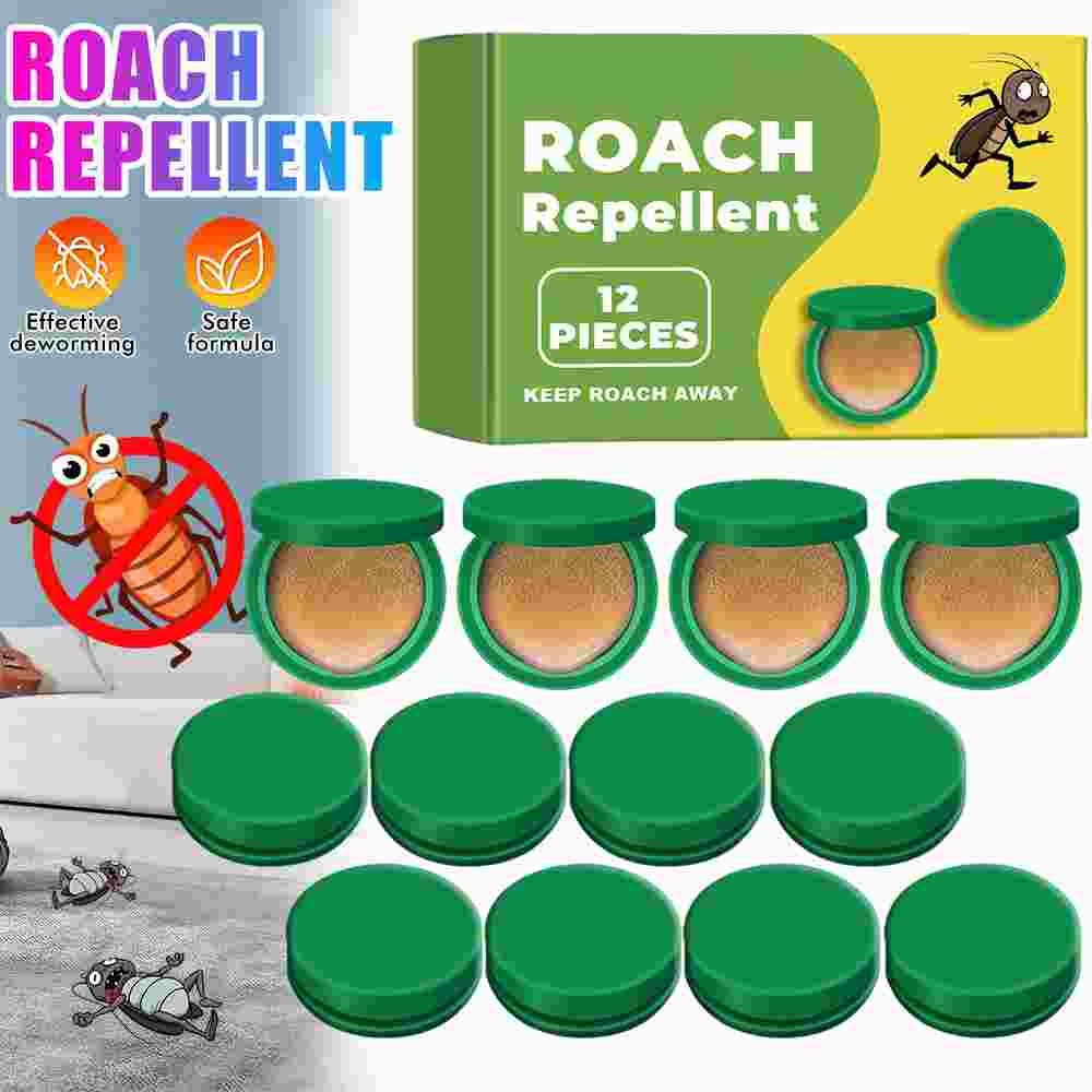 12pcs Roach Killer Roach Bait Powerful Cockroach Repellent Effective Bait Trap