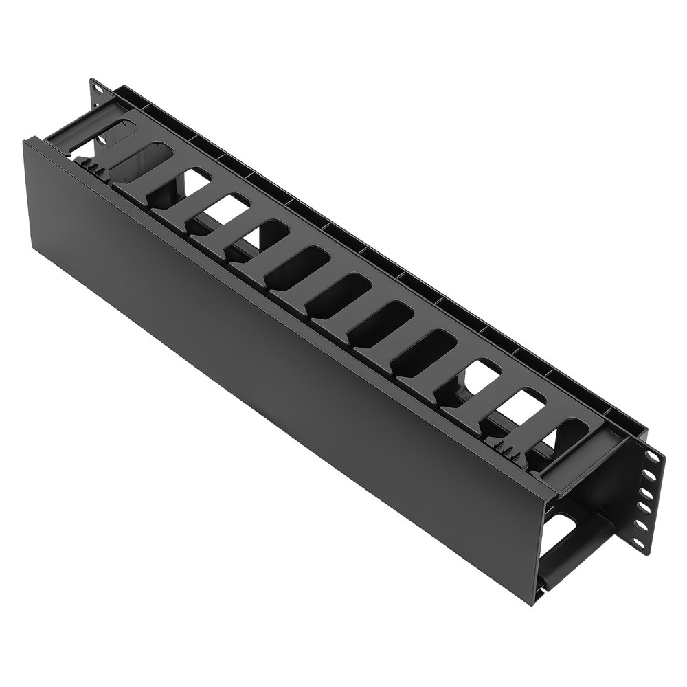 4-Pack Horizontal Cable Organizer for 19-Inch Racks - Efficient Management