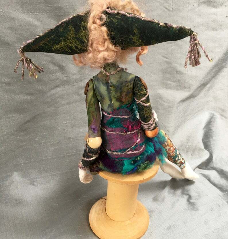 Cloth Art Doll Pattern "Avalon Elfin" By Jan Horrox