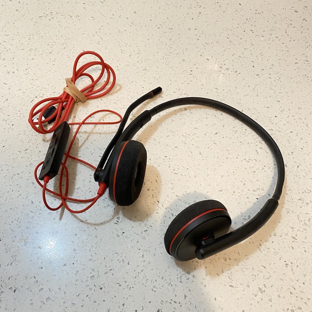 Plantronics Poly C3220 BlackWire USB Wired Headset PLT (H345) Tested