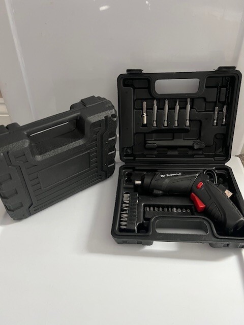 *NEW*  USB RECHARGEABLE MINI DRILL SCREWDRIVER KIT