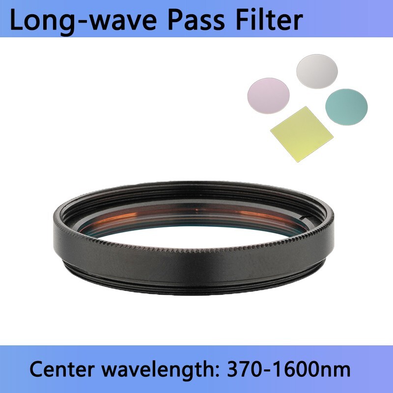 Long-wave Pass Filter  370-1600nm Threaded filter