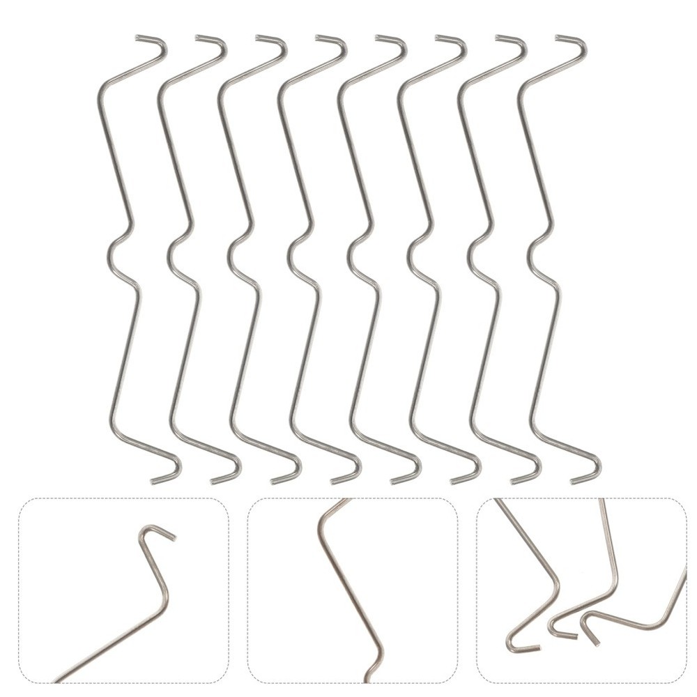 100pcs Stainless Steel Peg Hook Locks Peg Hook Securing Clip Clips hook lock