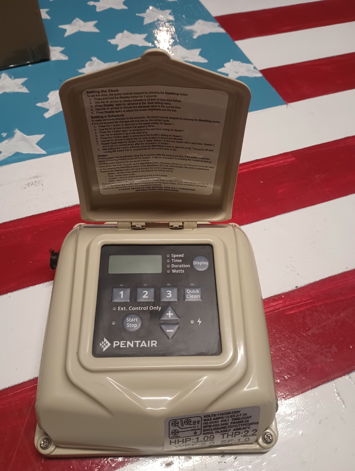 Pentair 356352 | SuperFlo VS or WhisperFlo VS - Keypad Only