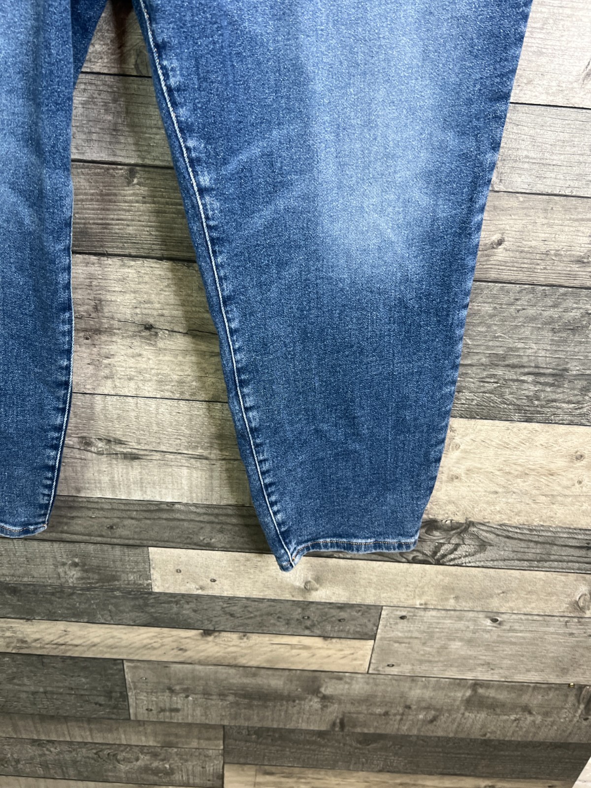 Good American Jeans Size 24 UK 26 Blue Good Waist Crop High Skinny Basic