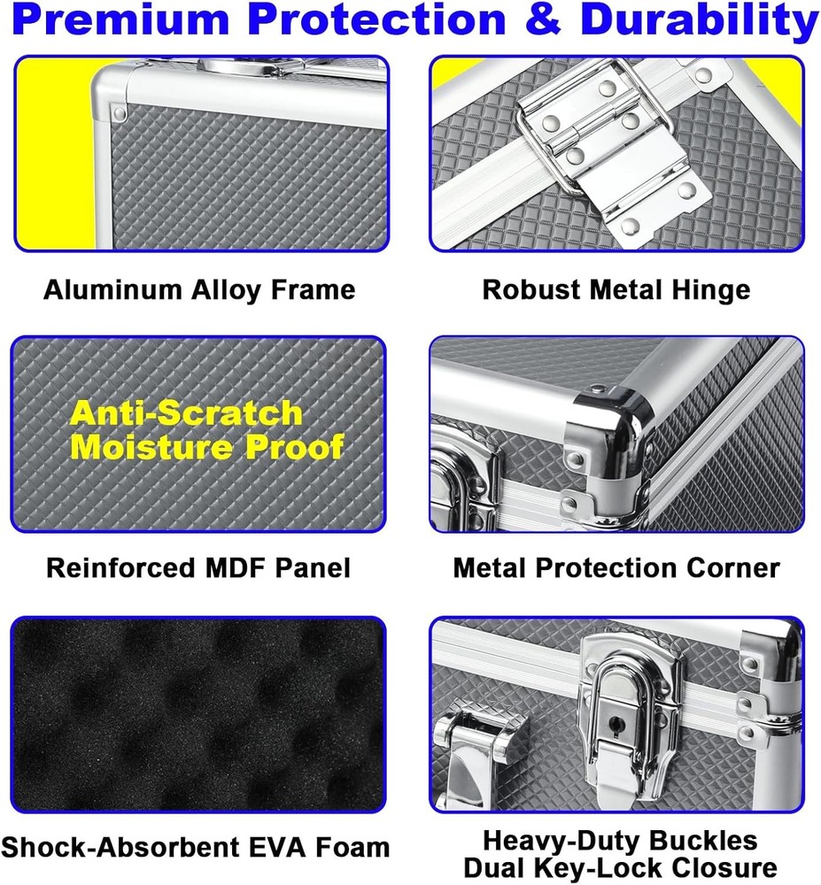 Multi Color Card Storage Hard Case Box