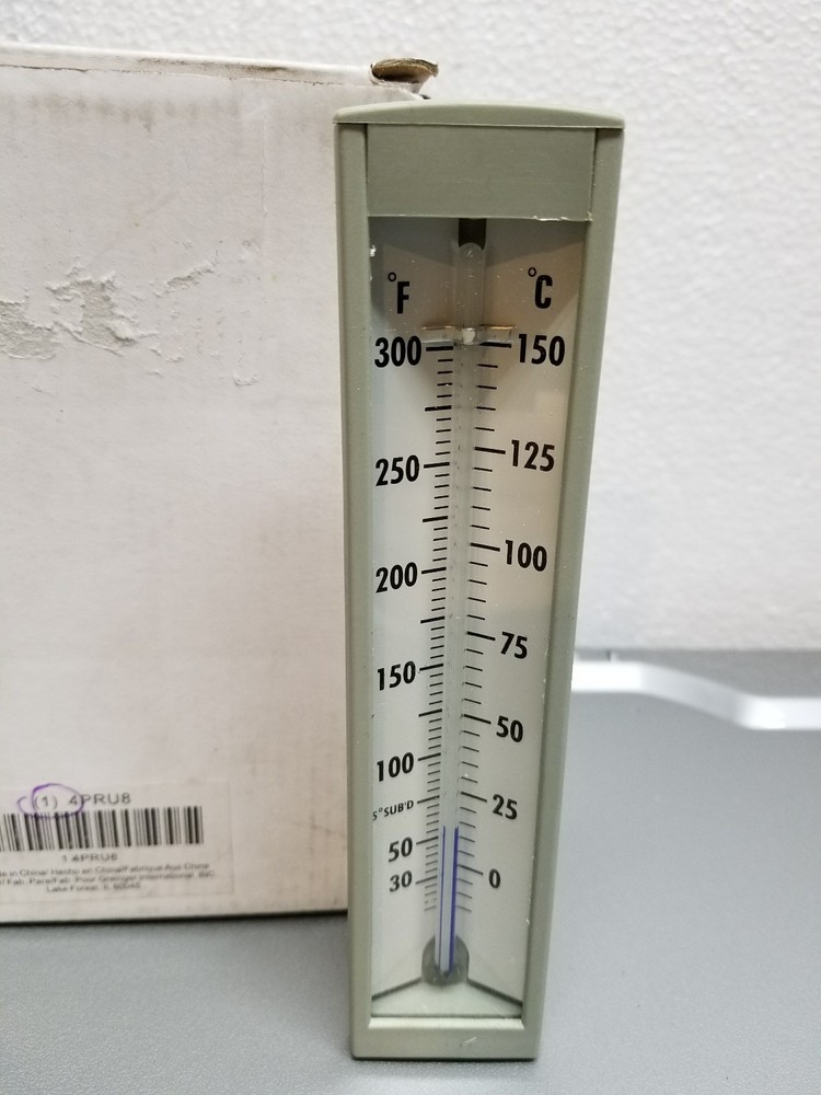 4PRU8 Compact Thermometer, 30 to 300 F, Back