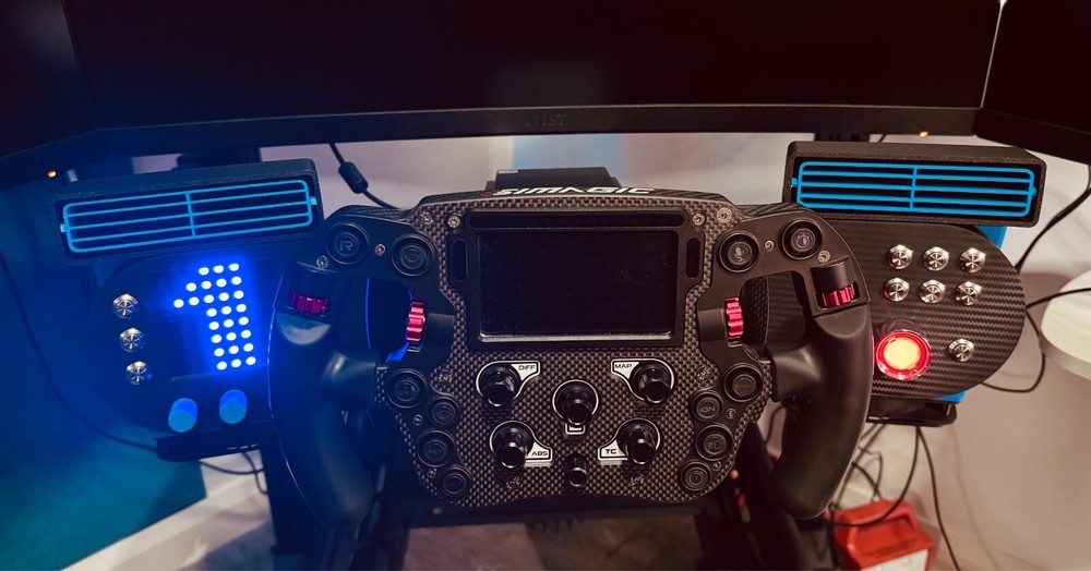Sim Racing Button Box Dashboard - Wind Sim- Simagic - Fanatec - Asetek