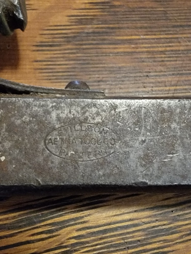 Antique Stillson, Aetna Tool Co. Pattern 14" Pipe Wrench