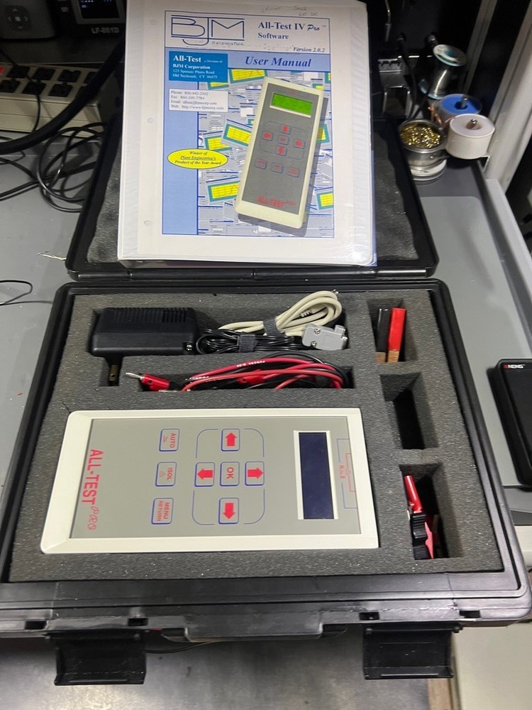 ALL-TEST IV Pro Motor Circuit Analyzer - W/All Accessories battery issues - READ