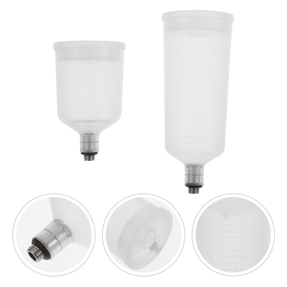 6 PCS Split-type Airbrush Use Paint Container Replaceable Airbrush Pigment Cup