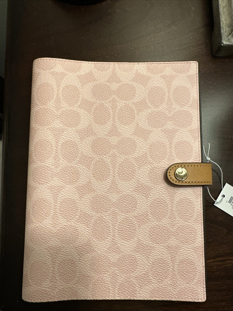 Coach Powder Pink Notebook
