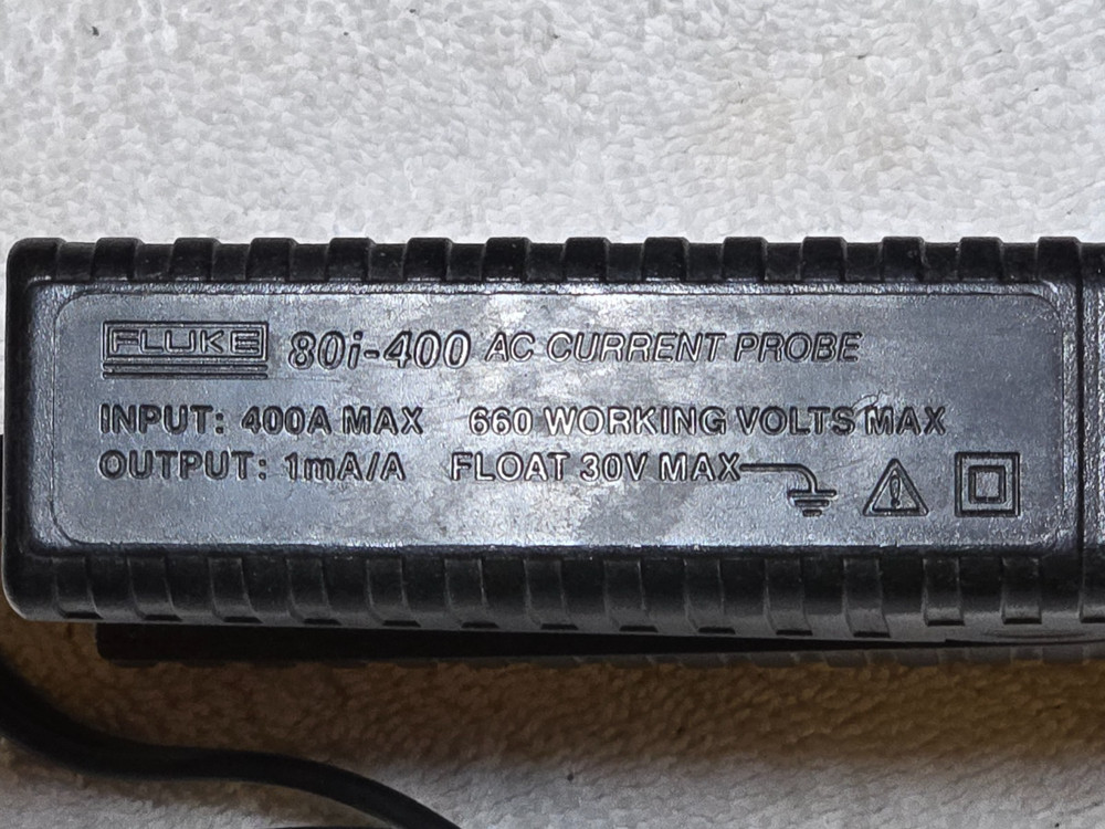 Vintage Fluke 80i-400 AC Current Probe