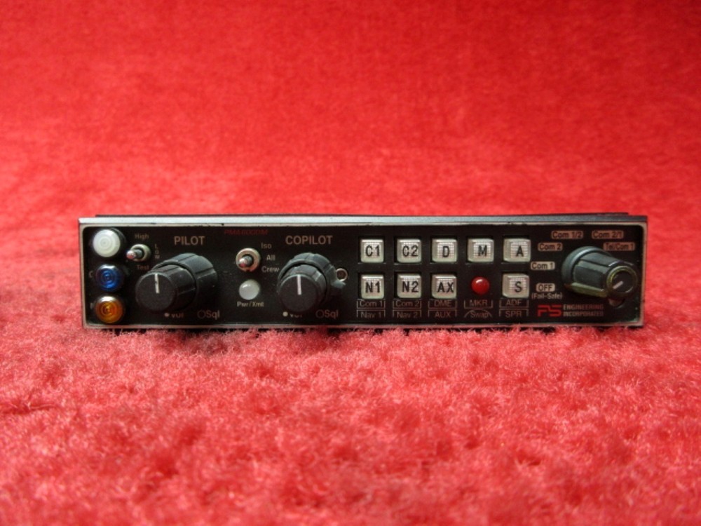 PS Engineering PMA6000M Audio Selector Panel