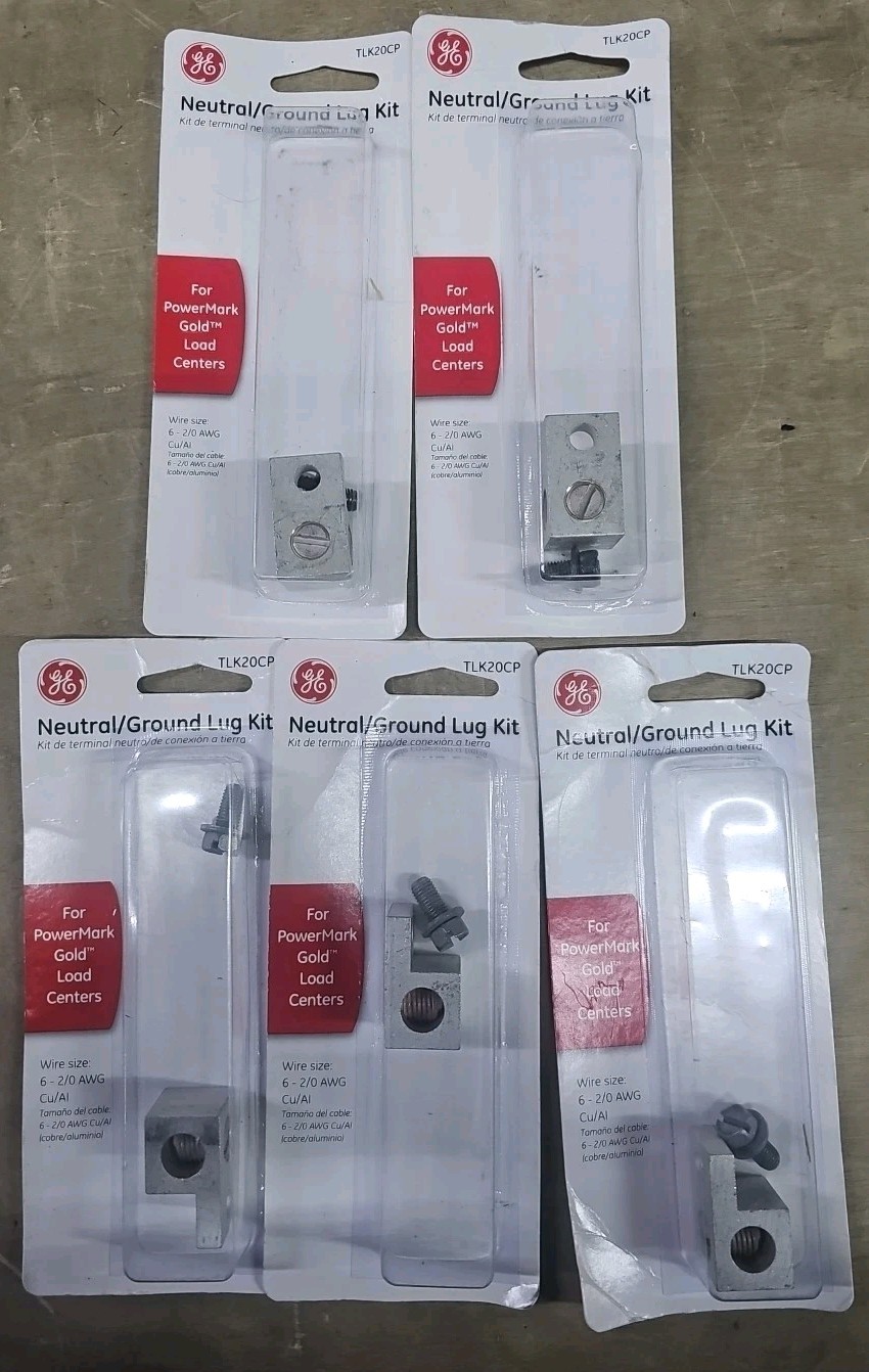 GE PowerMark Gold Neutral/Ground Kit TLK20CP LOT OF 5