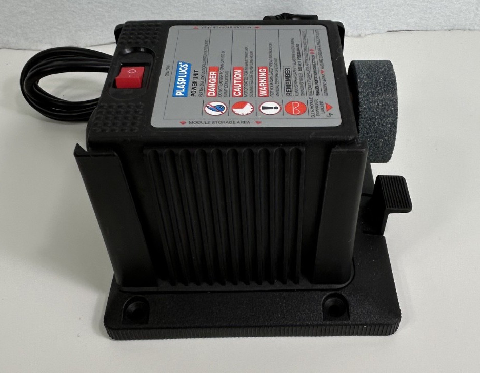 Plasplugs Compact SHARPENER Unit For DRIILL BITS Knife SCISSORS Module 2 & 3 B21