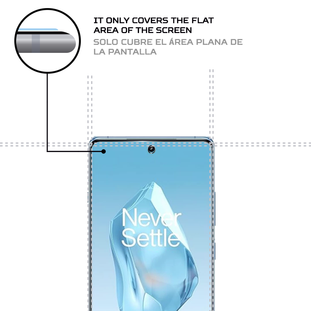 ANTISHOCK Screen protector for OnePlus 12R