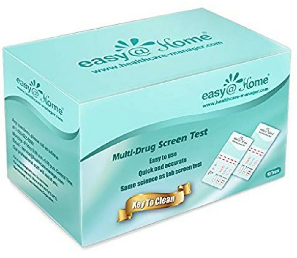 10 Pack Easy@Home 6 Panel Instant Drug Test Kits - Testing Marijuana (THC),...