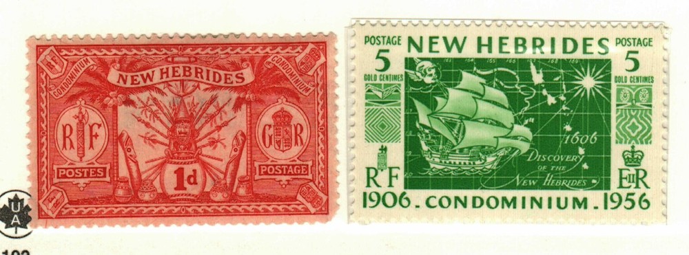 New Hebrides Condominium (British) #18, 78MH