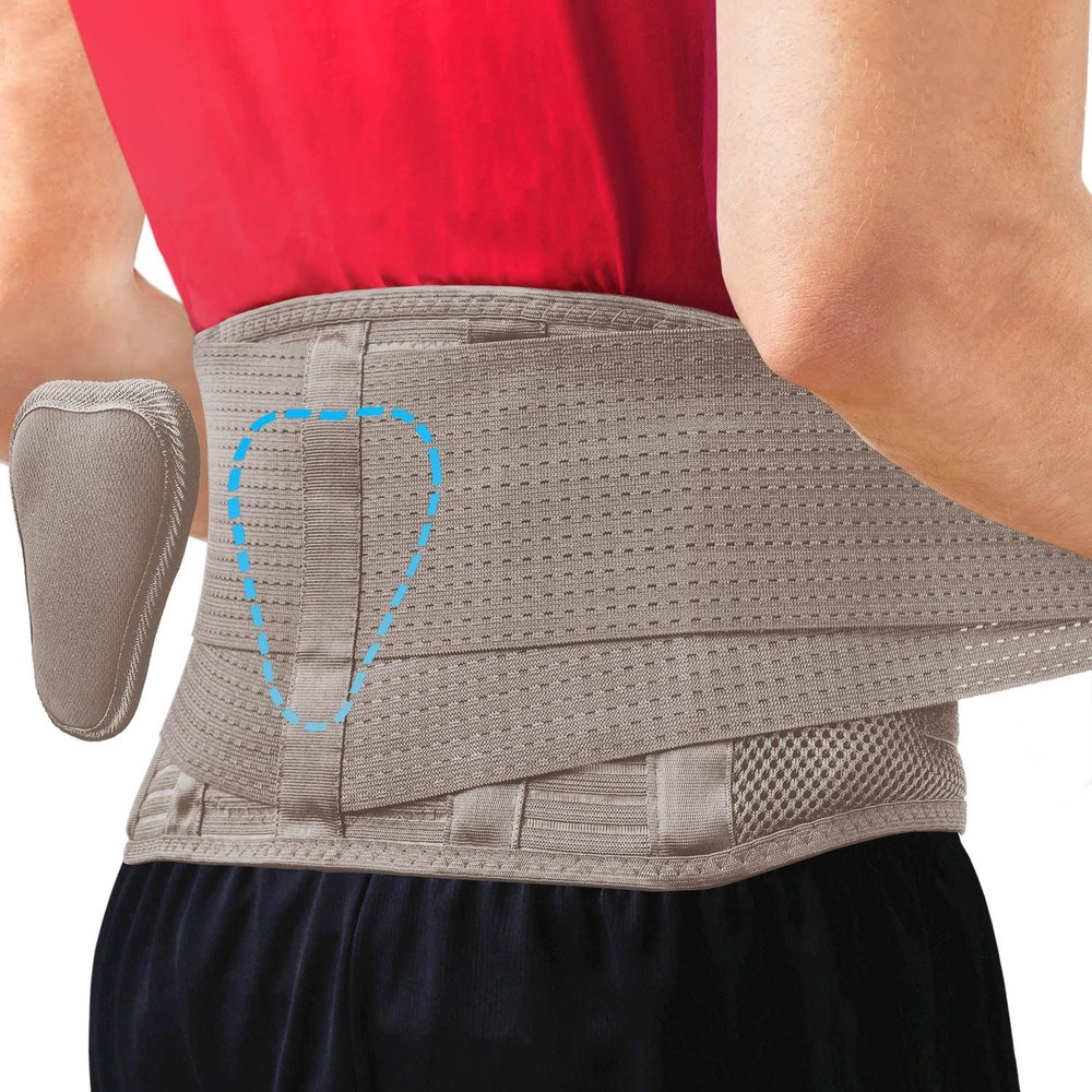 Sparthos Back Brace for Lower Back Pain Relief, Sciatica, Herniated Disc Support