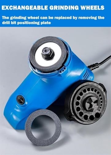 Multipurpose Electric Drill Bit Sharpener – 130° Twist Grinding Tool for 1/8''-1