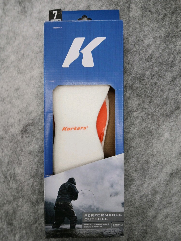 Korkers Omnitrax v3.0 Interchangeable Sole - Felt - Size 7