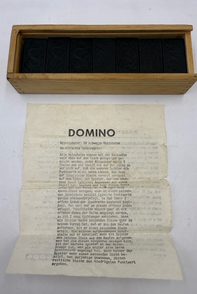 Dominoes ~ Dragon Design ~ Germany
