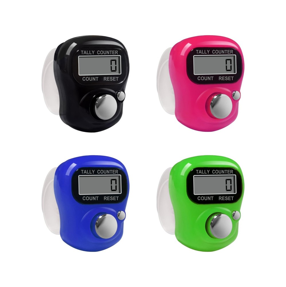 Electronic Finger Counter4-Pack Case Resettable 5 Digit LCD Electronic Digital