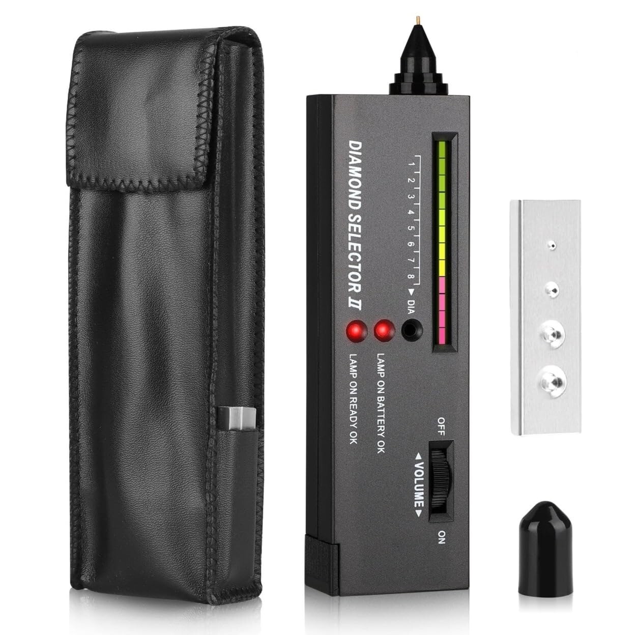 Portable Diamond Tester Selector Illuminated Jewelry Gemstone Testing Tool Kit