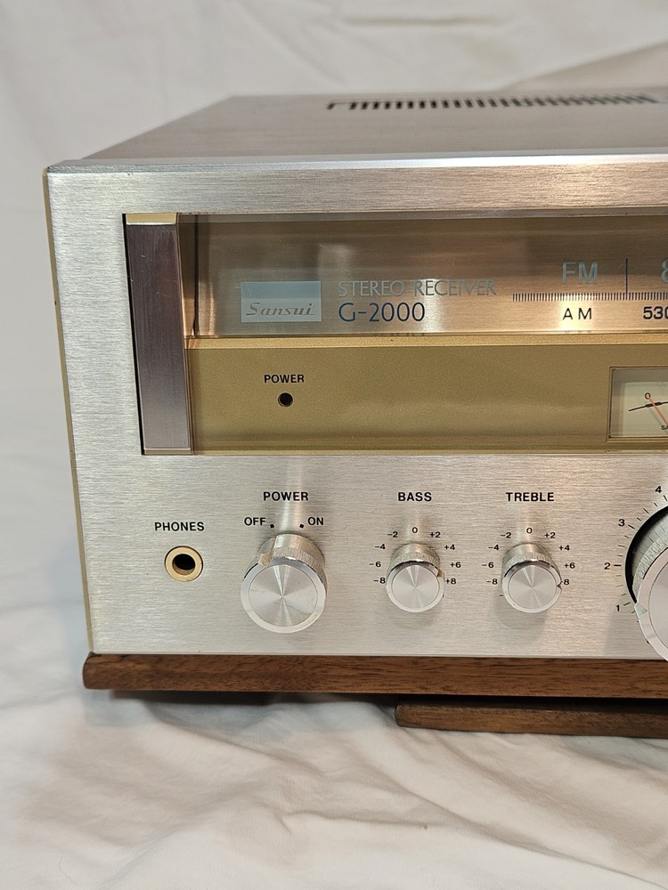 Sansui G-2000 Receiver Vintage Great Condition Fully Functional Tested **READ**