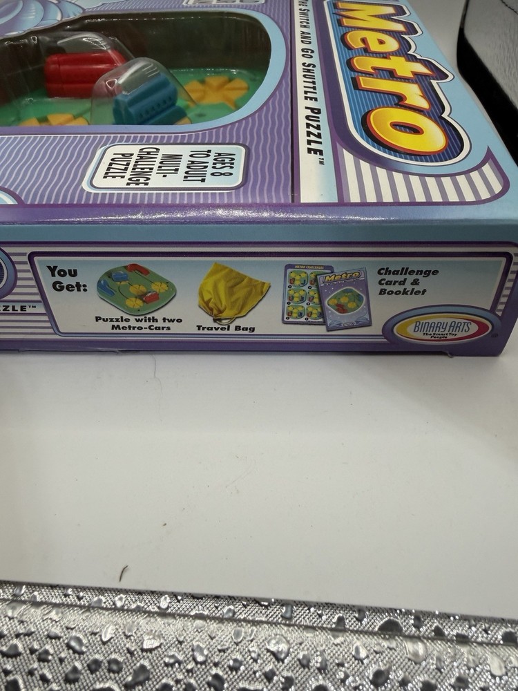 Metro Switch & Go Shuttle Puzzle Binary Arts Complete w/ Cards & Bag