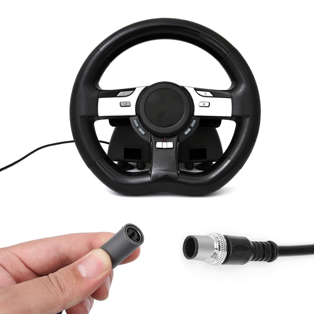 2pcs USB Breakaway Cable Replacement for Logitech G920 Thrustmaster Gray