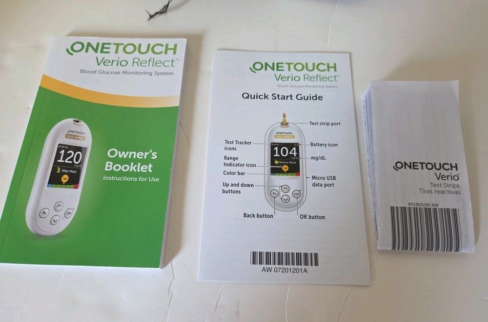 Verio One Touch Reflect, Strips In Case With Book