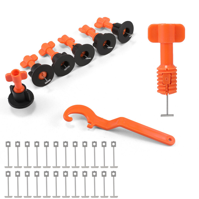 2000X Tile Leveling System Kit Reusable Tile Spacer Wall Floor Clips Kit tool