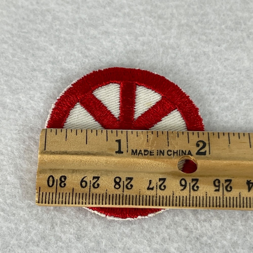 Peace And Love Patch Badge Red Peace Embroidered