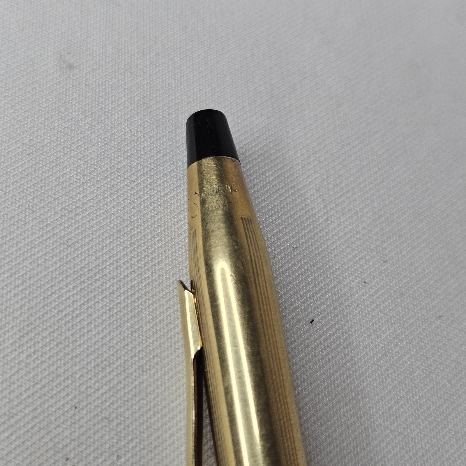 Vintage Cross Century Ballpoint Pen 1/20 10K Gold Filled • Blue Ink Made in USA