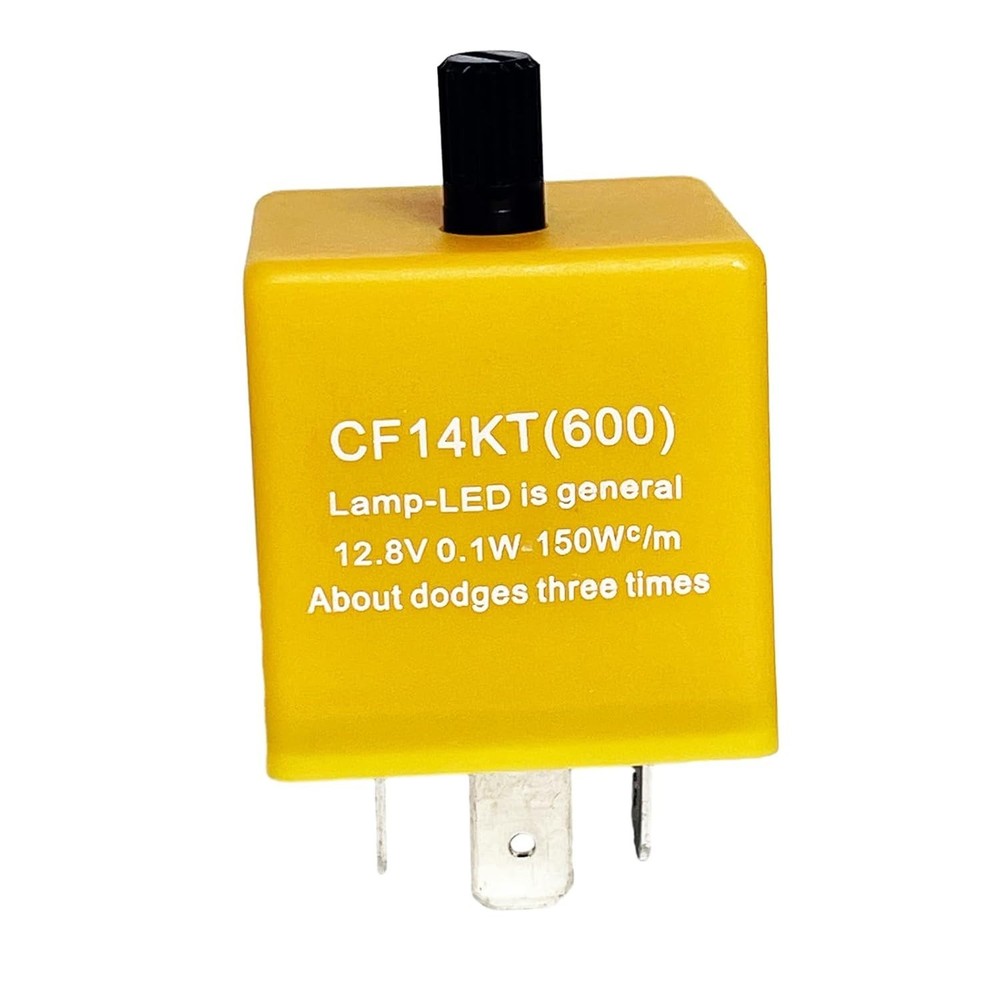 3-Pin CF14 CF-14 EP35 Speed Adjustable Strobe Electronic LED Flasher Relay fo...