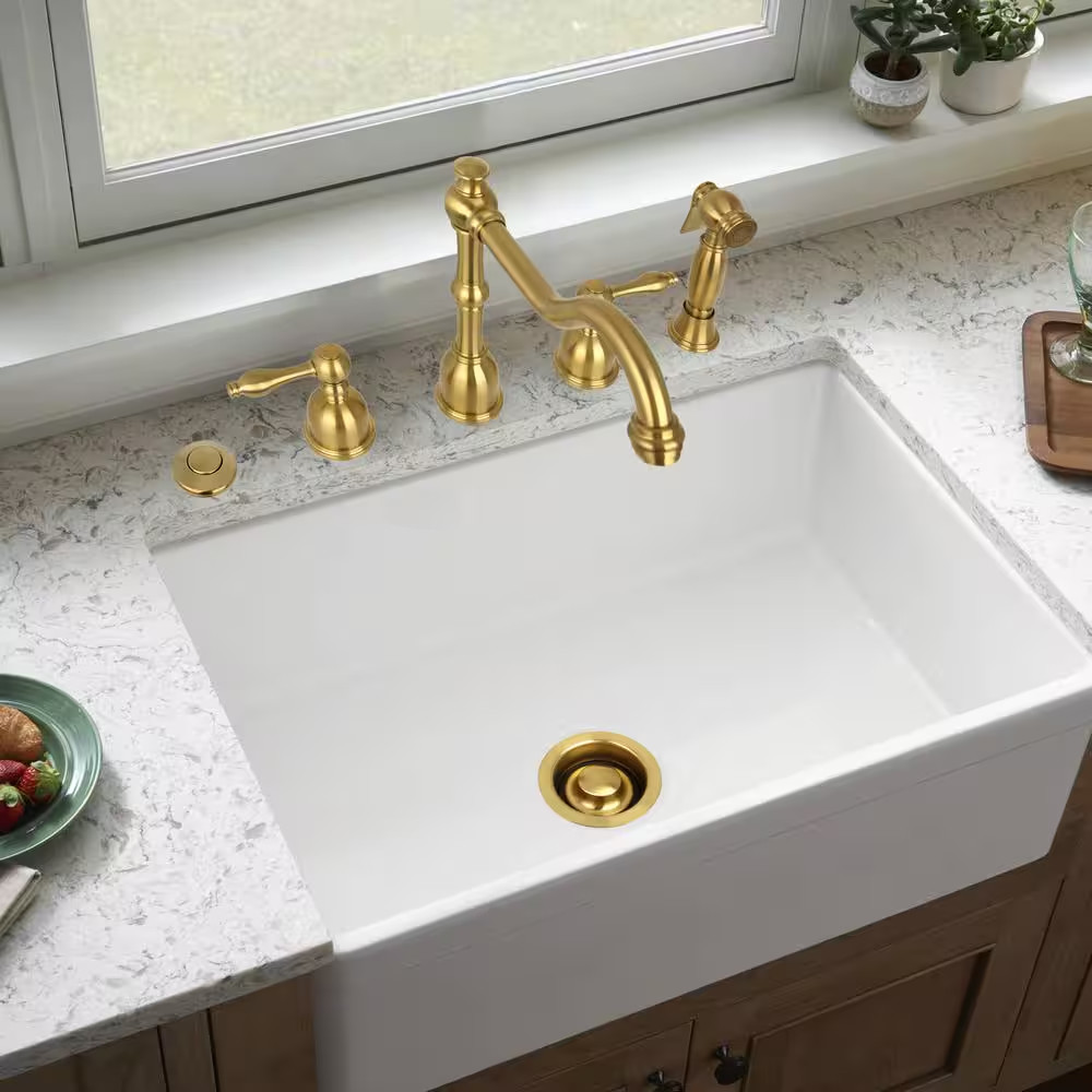 Brass Gold Garbage Disposal Kitchen Air Switch Kit